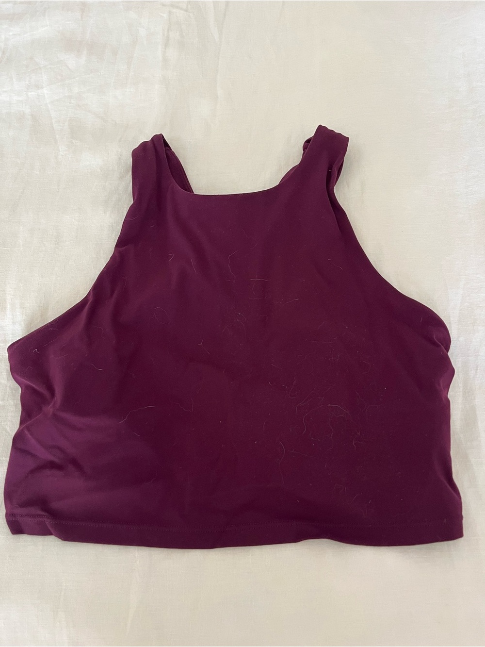 Quince Ultra-Form High-Neck Cropped Tank